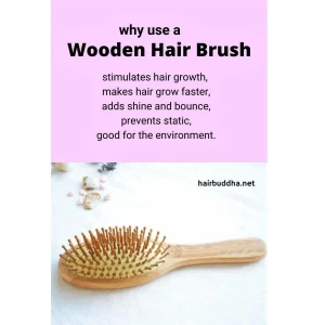 Wodden Comb Natural Paddle Airbag Massage Hairbrush