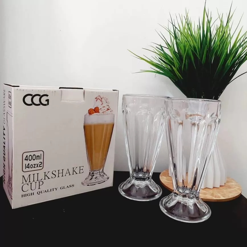 Milkshake Cup 400ml 2Pcs Smoothie Dessert - image 5