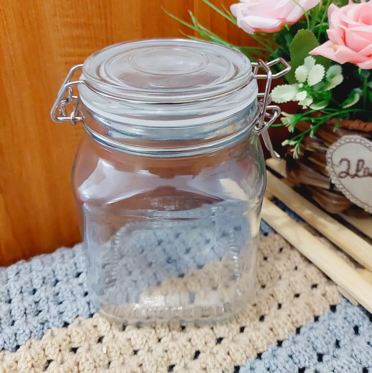 Deli Glass Jar 750ml 1Pcs Seasonings Stylish Canister - image 2