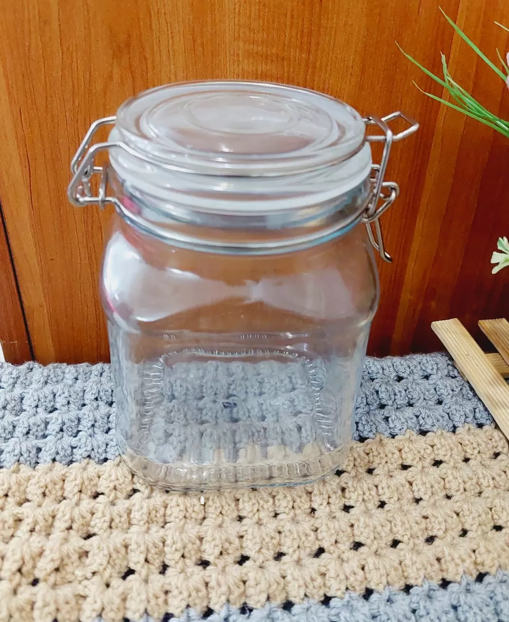Deli Glass Jar 750ml 1Pcs Seasonings Stylish Canister - image 4