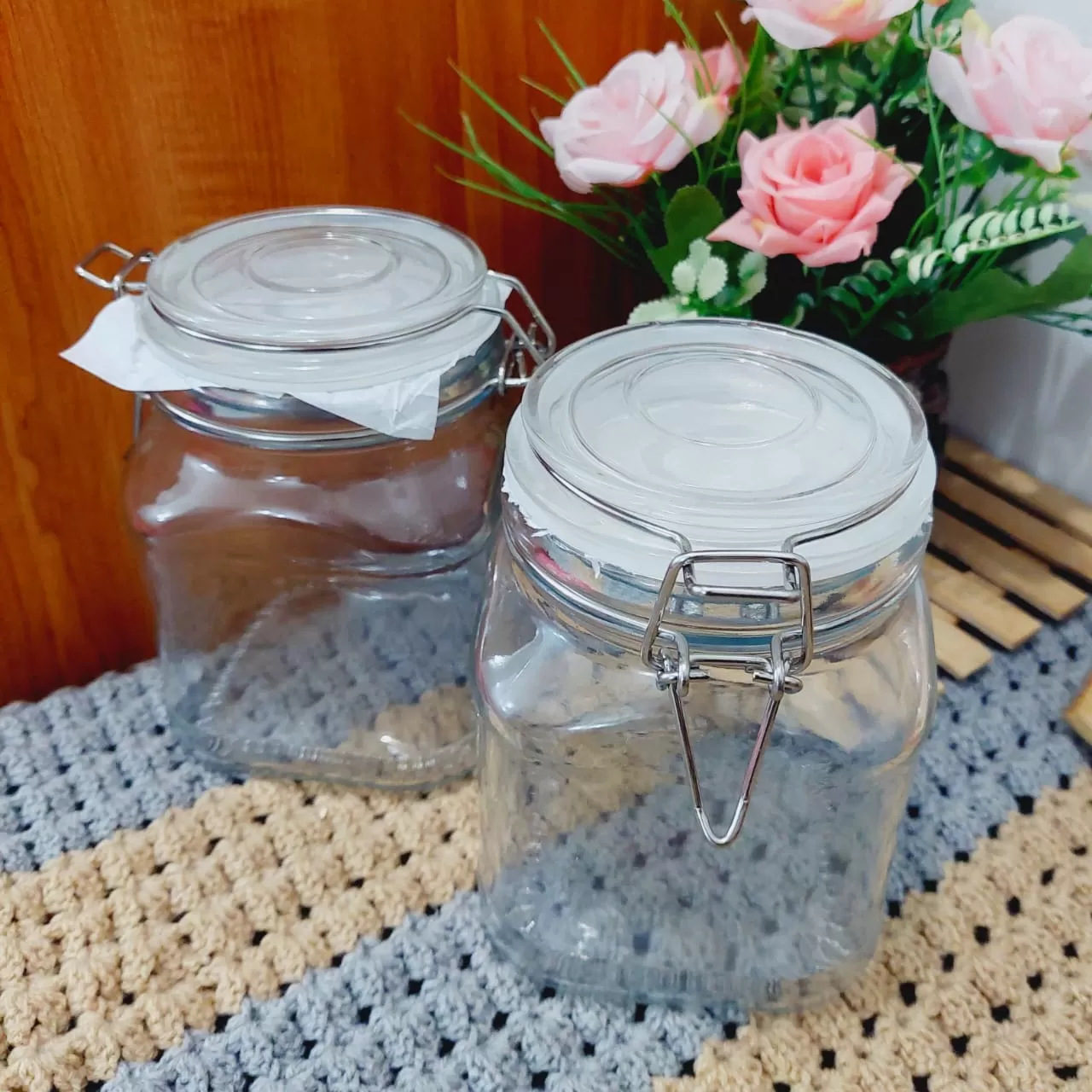 Deli Glass Jar 750ml 1Pcs Seasonings Stylish Canister - image 6