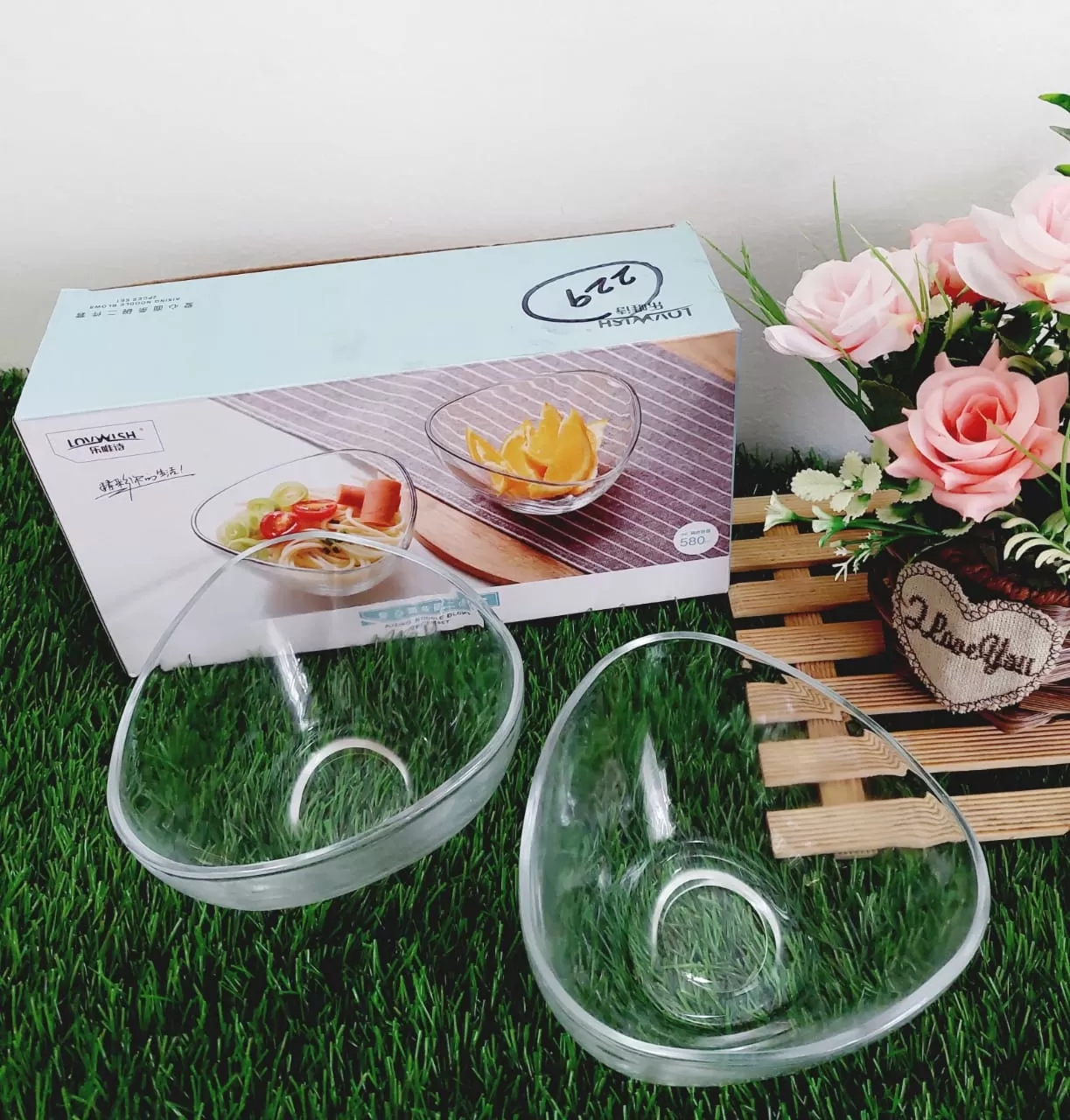 Lovwish Aixing Noodle Bowl Set 2Pcs 580ml - image 2