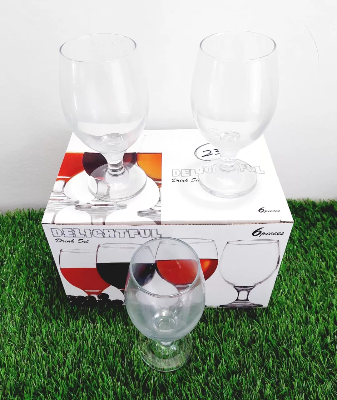 Delightful Water Glass 14 Oz, Modern Crystal Clear - image 2