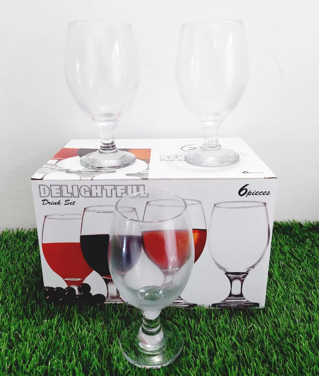 Delightful Water Glass 14 Oz, Modern Crystal Clear - image 6
