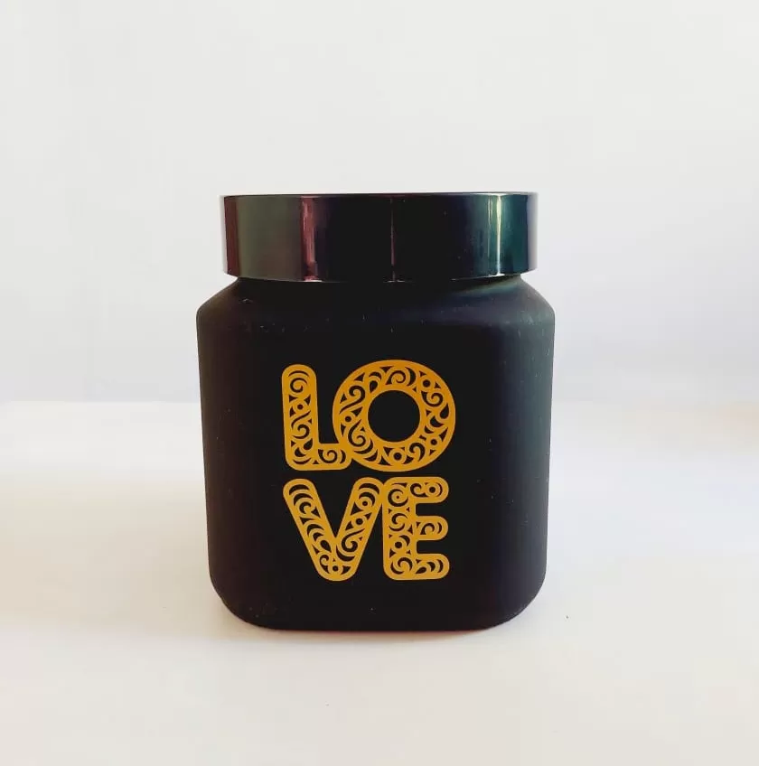 Herevin Glass Decorated Canister Set 3Pcs - image 2