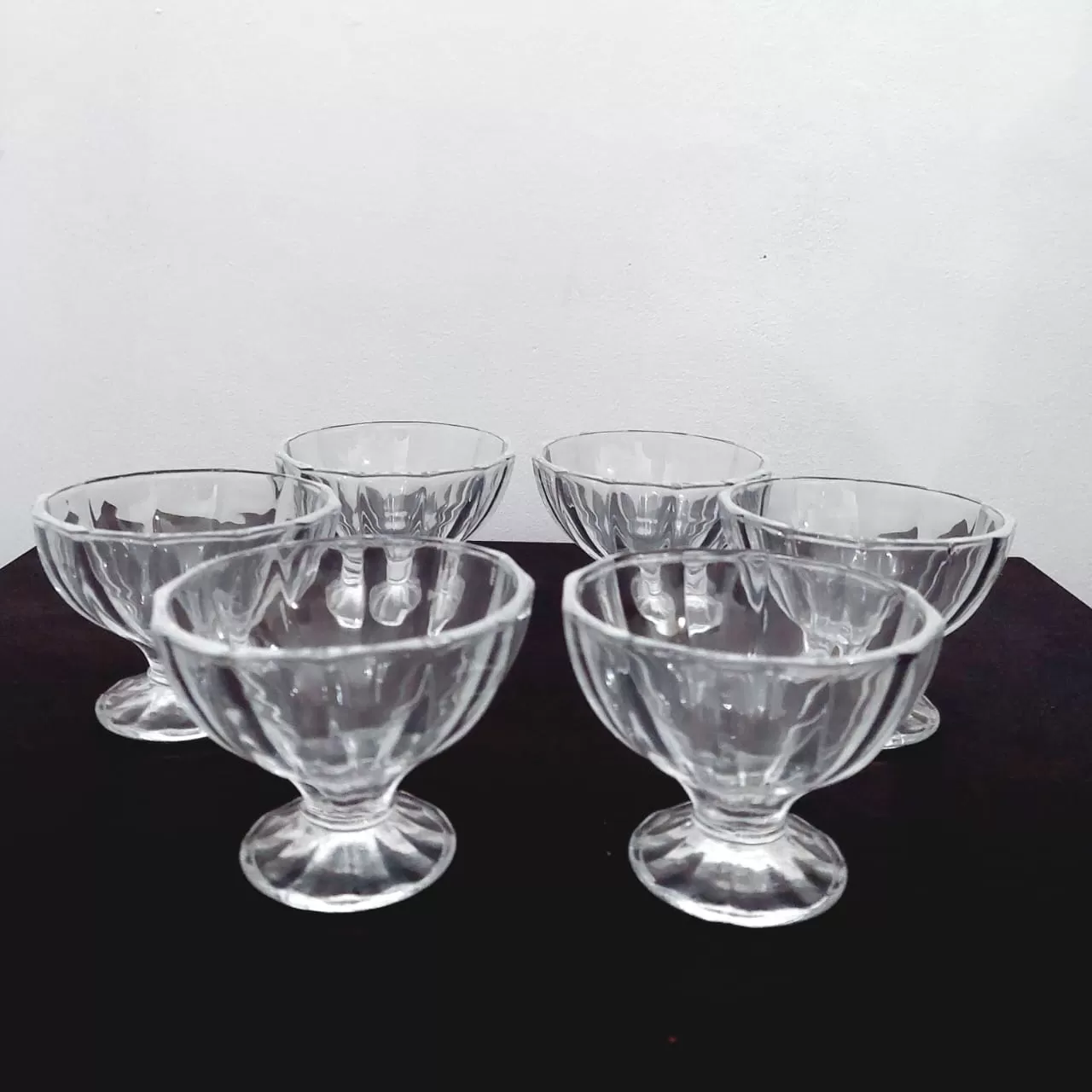 OOG Ice Cream Cup Glass Set 150ml 6Pcs Pudding Mousse - image 5