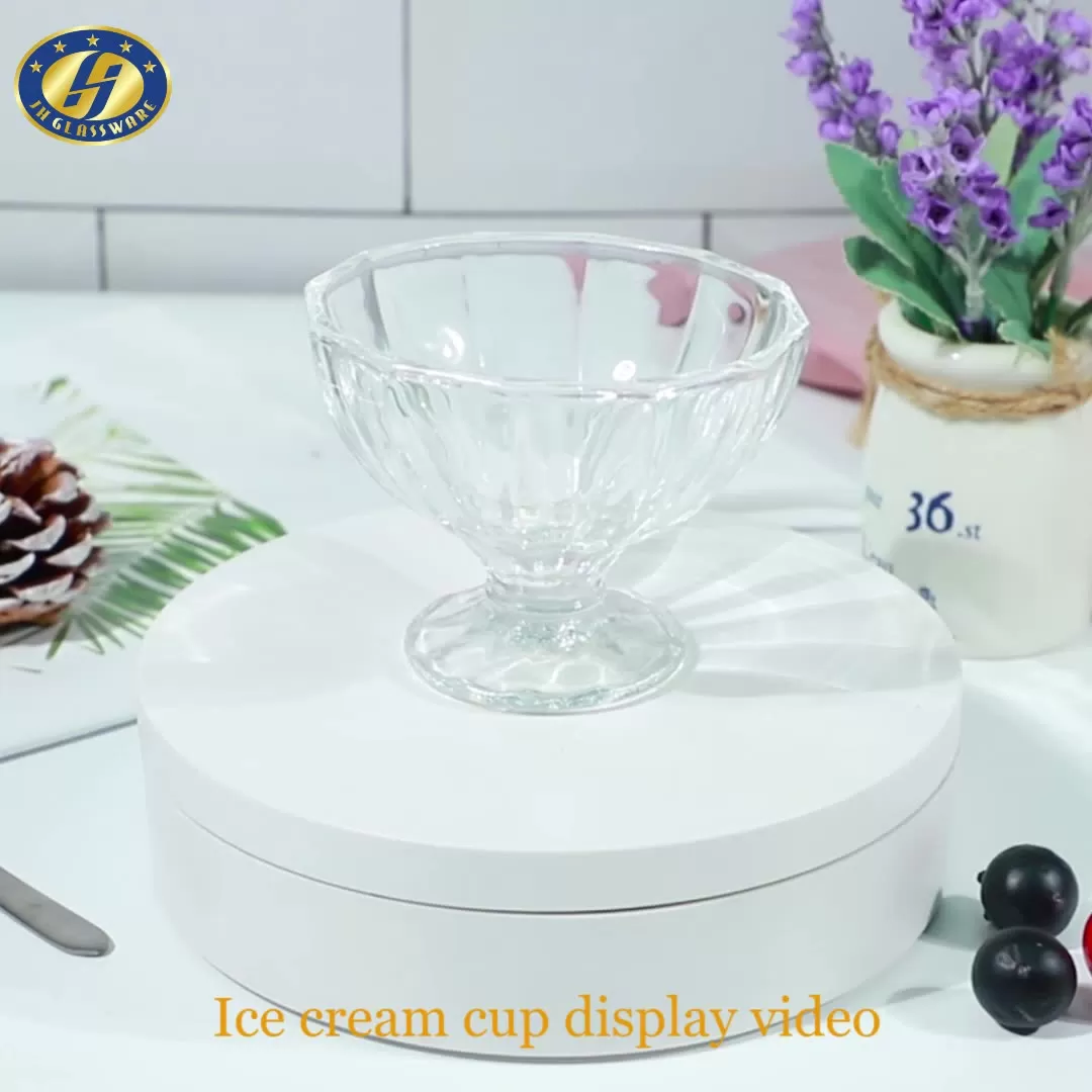 OOG Ice Cream Cup Glass Set 150ml 6Pcs Pudding Mousse - image 6