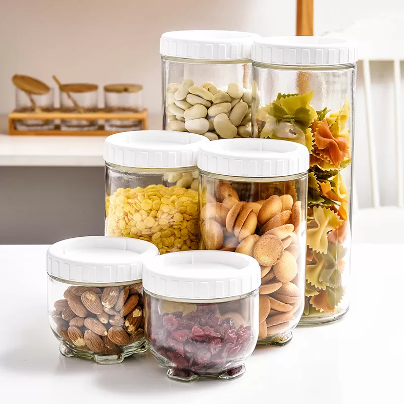 Lovwish Glass Jar 3Pcs Canister With Lid - image 2
