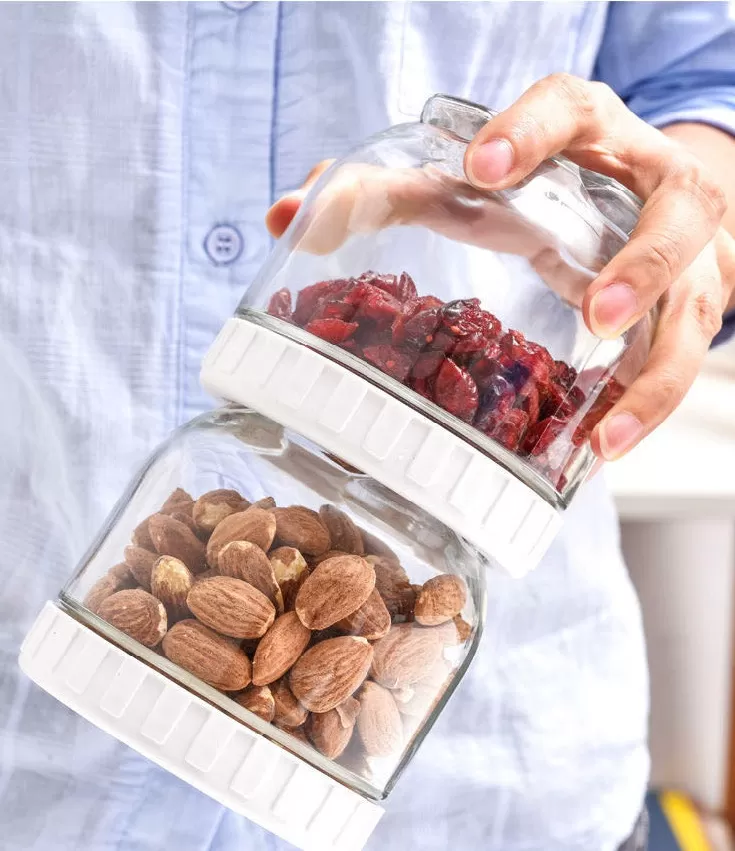 Lovwish Glass Jar 3Pcs Canister With Lid - image 5