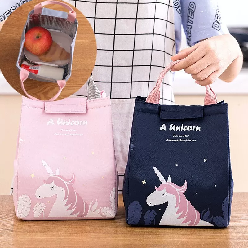 Lunch Bag For Picnic Kids Women Travel Thermal Gray - image 8