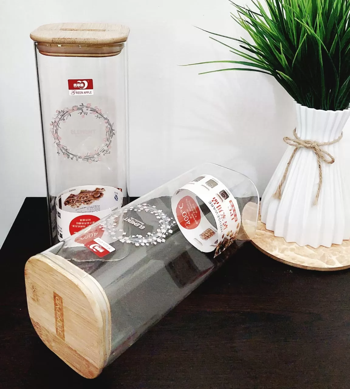 Glass Jar 2000ml 1Pcs Square Sealed Glass - image 6