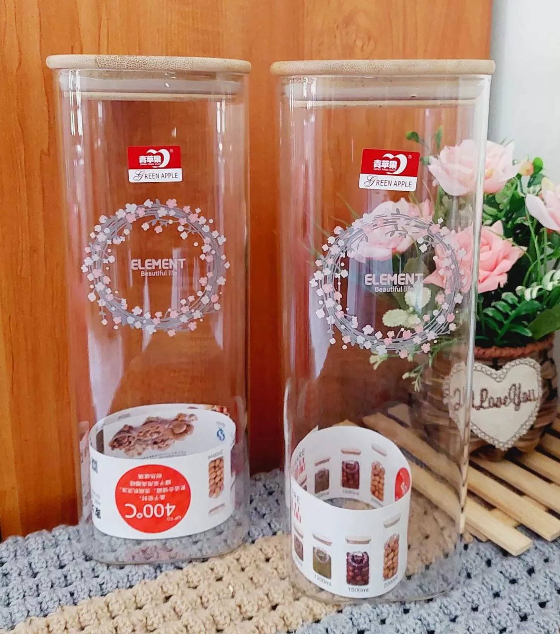 Glass Jar 2000ml 1Pcs Square Sealed Glass - image 8