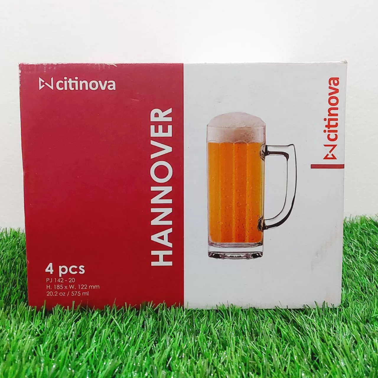 Citinova Hannover Beer Glasses Set 4Pcs 575ml - image 2
