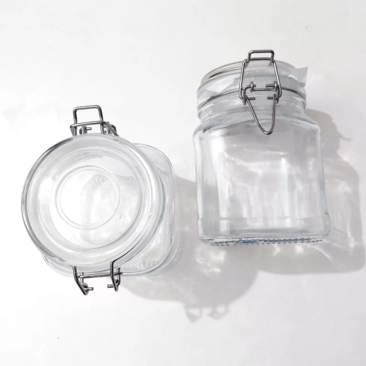 Deli Glass Jar 500ml 1Pcs Seasonings Stylish Canister