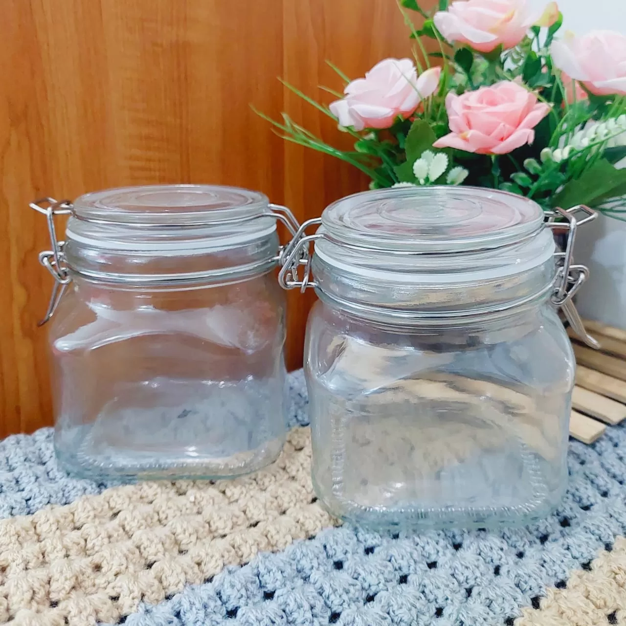Deli Glass Jar 500ml 1Pcs Seasonings Stylish Canister  - image 8