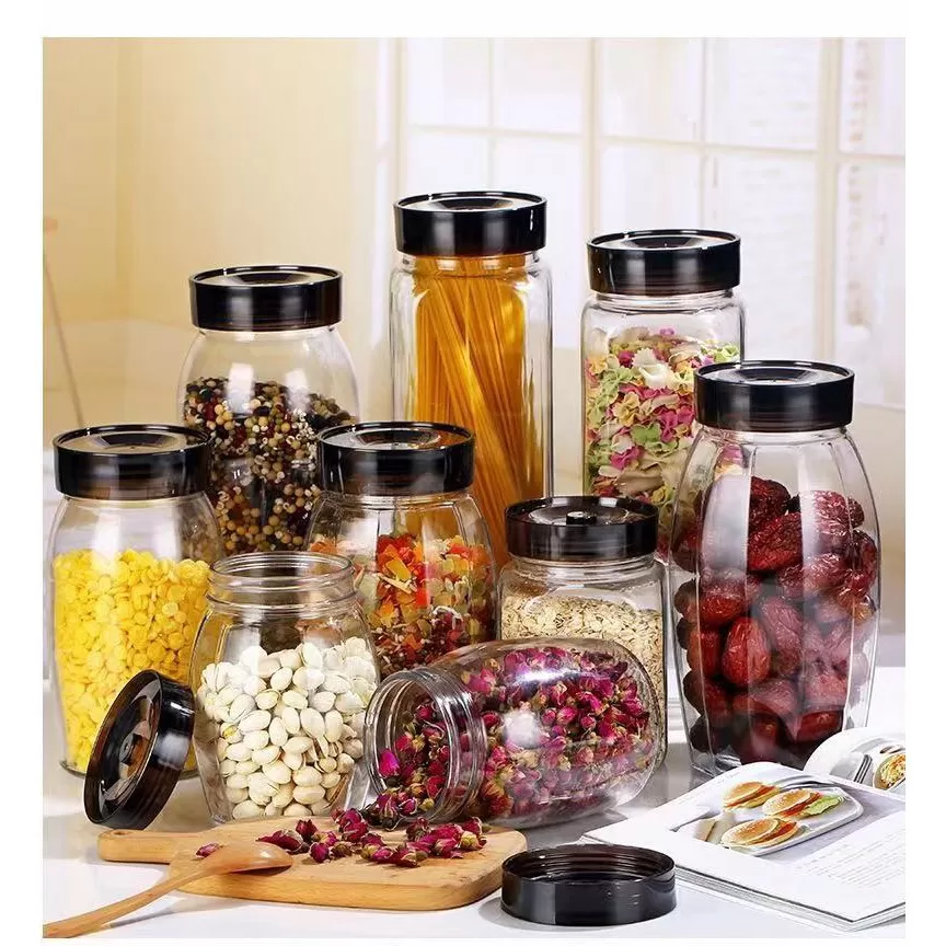 Deli Glassware Green Apple Lockable Glass 1800ml 1Pcs