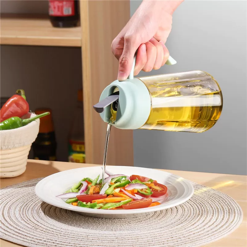 Lovwish Glass Seasonings Cooking Oil Bottle 650ml - image 2