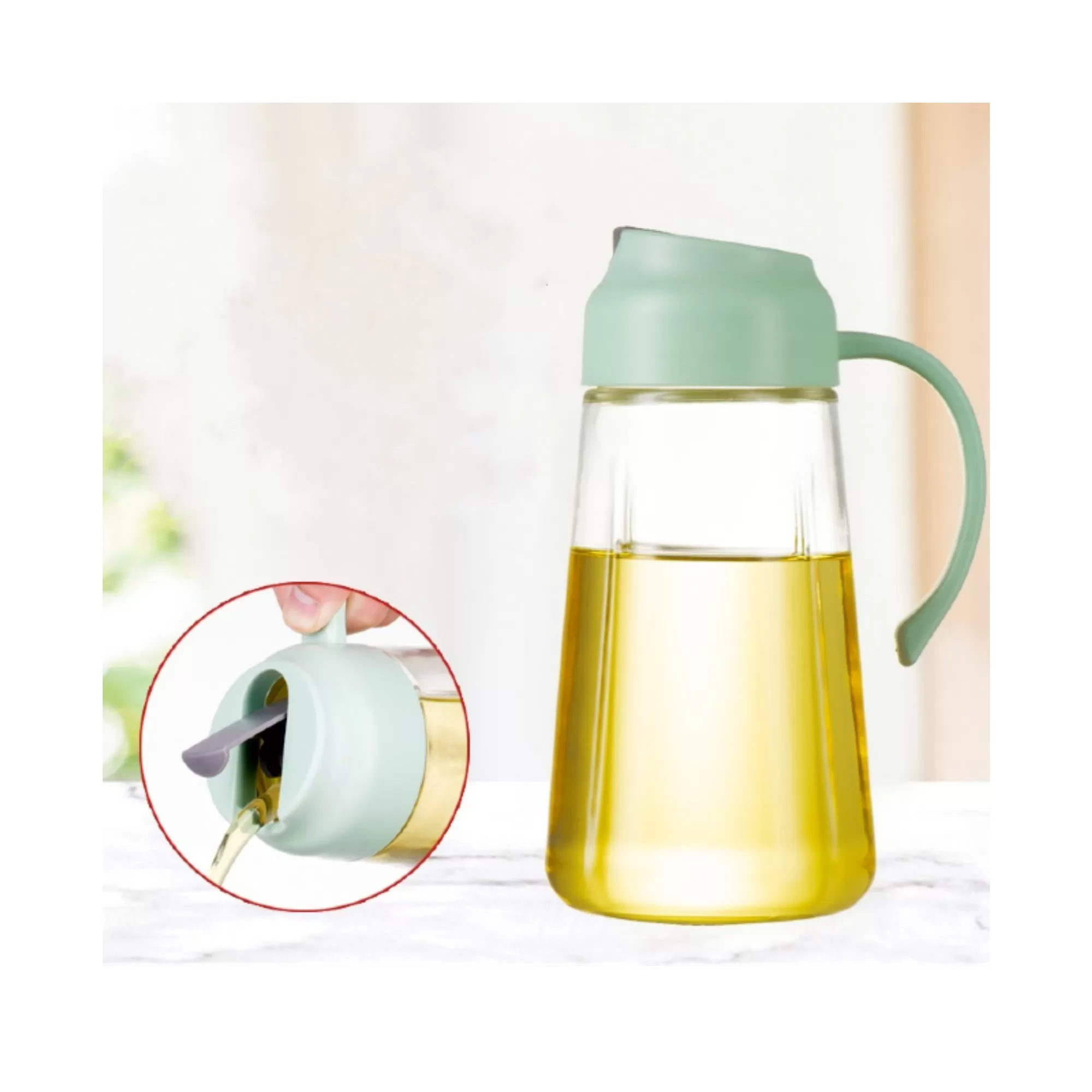 Lovwish Glass Seasonings Cooking Oil Bottle 650ml - image 5