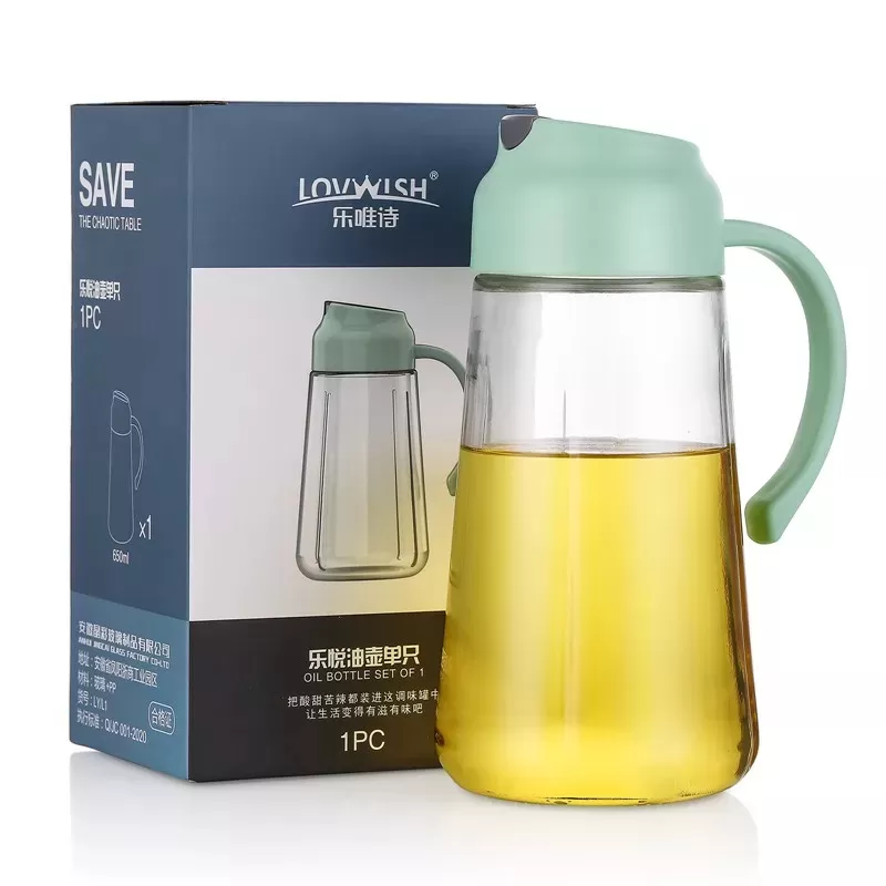 Lovwish Glass Seasonings Cooking Oil Bottle 650ml - image 8
