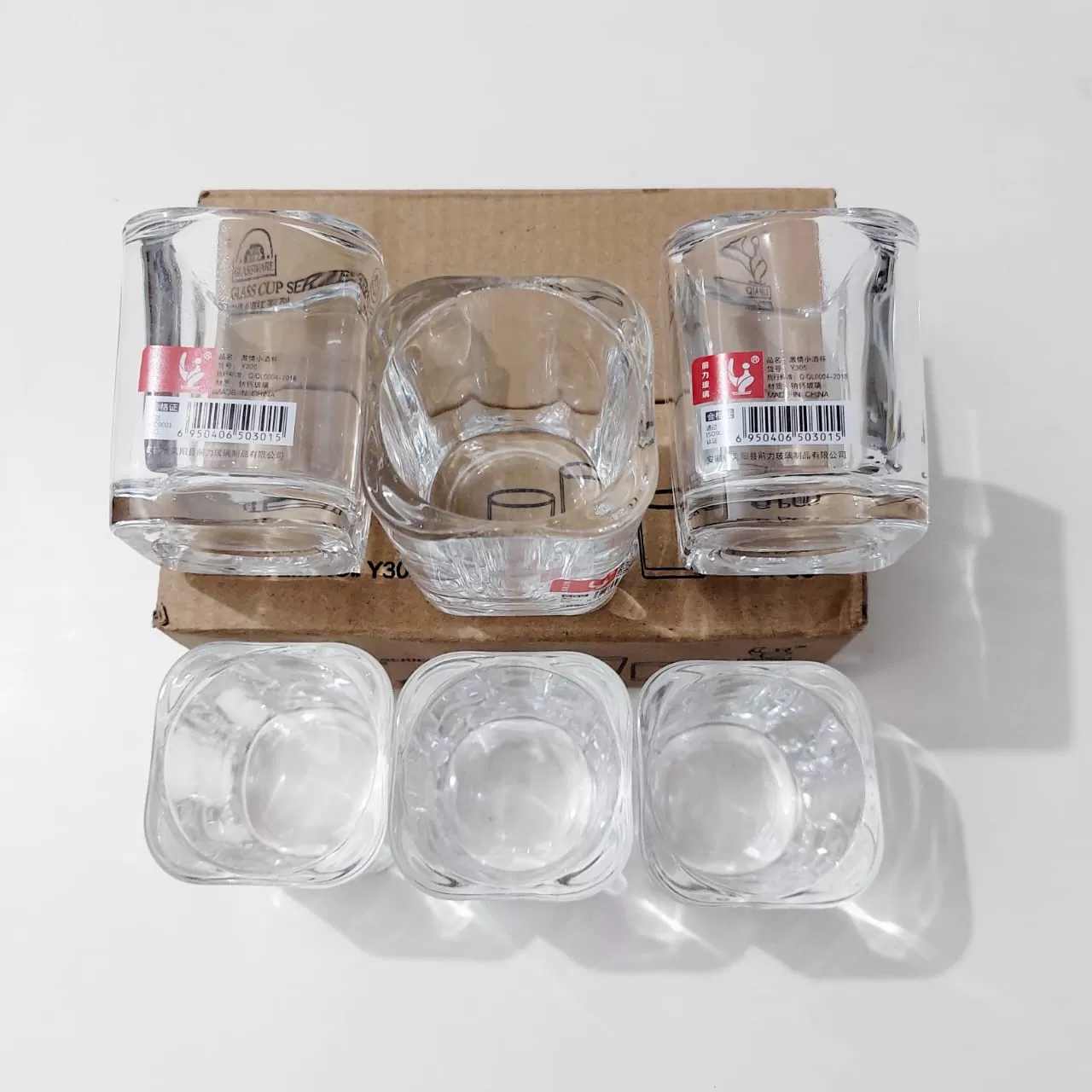 Qianli 6pcs Set Clear Shot Glass - image 1