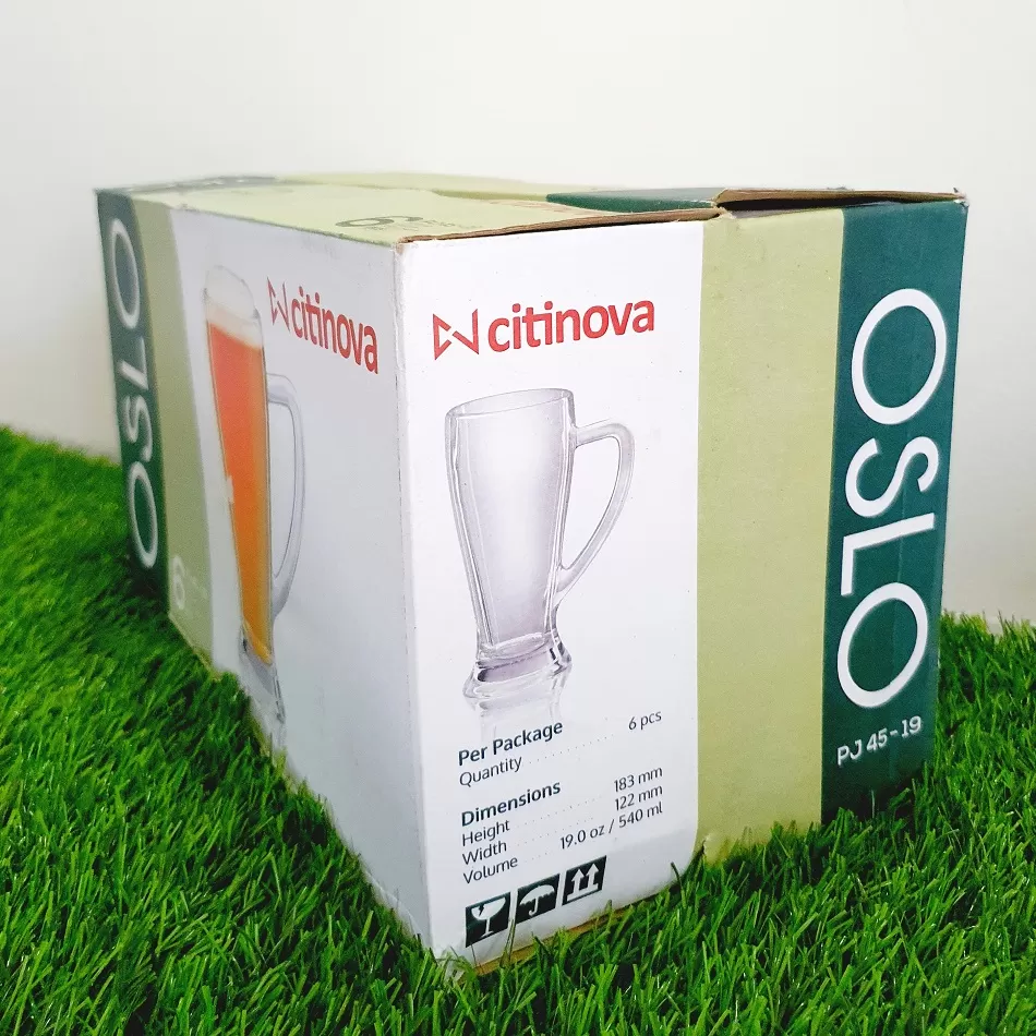 Citinova OSLO Beer Glasses Set 6Pcs 540ml - image 3