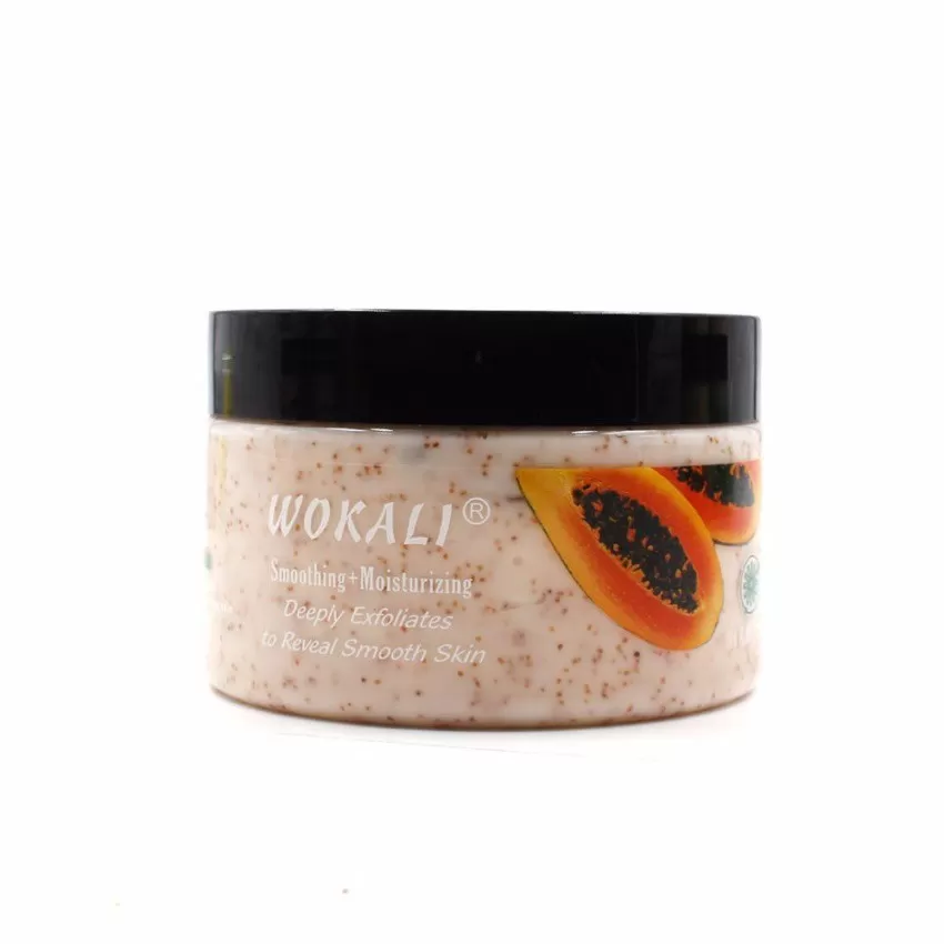 Wokali Papaya Face & Body Scrub 300ml - image 2