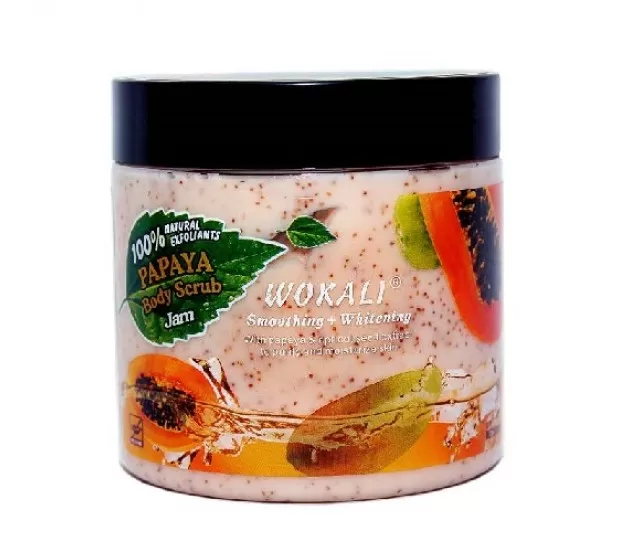 Wokali Papaya Face & Body Scrub 300ml - image 3