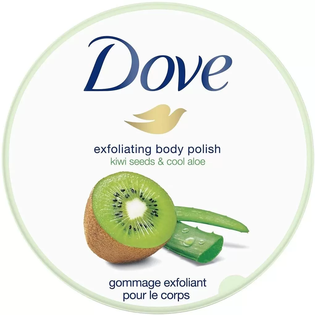 Dove Exfoliating Body Polish Kiwi & Aloe Body Scrub 298g - image 7