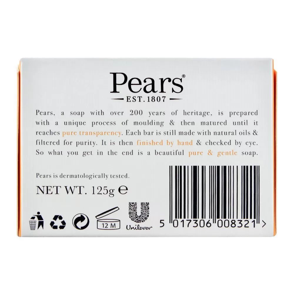 PearsEST1807 Transparent Soap 125g Natural Oils - image 3