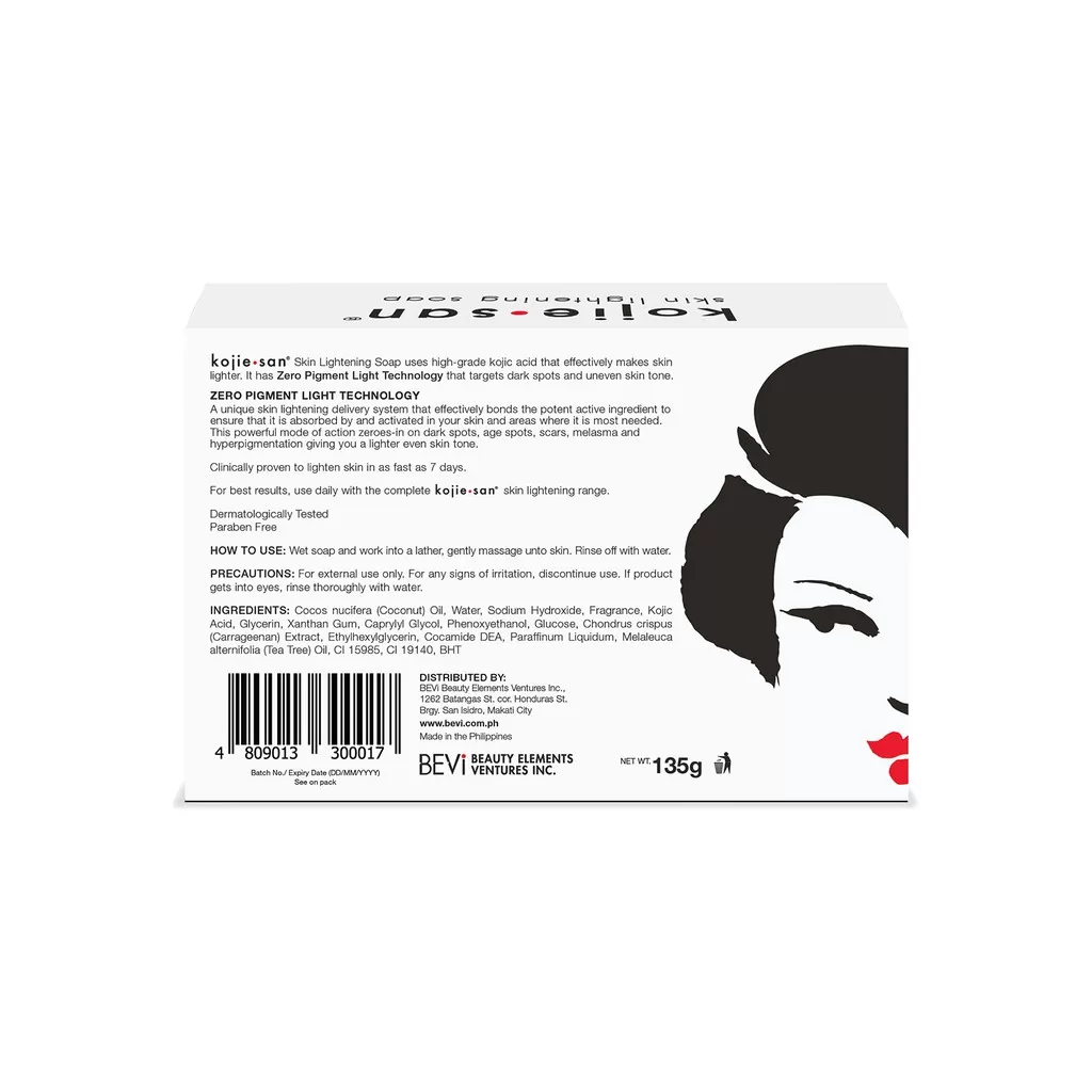 Kojie San Soap 135g Skin Care Face & Body Soap - image 2