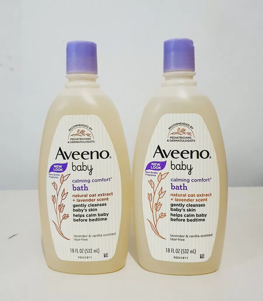Aveeno Baby Calming Comfort Bath, 18 US-Fl Oz 532ml - image 2