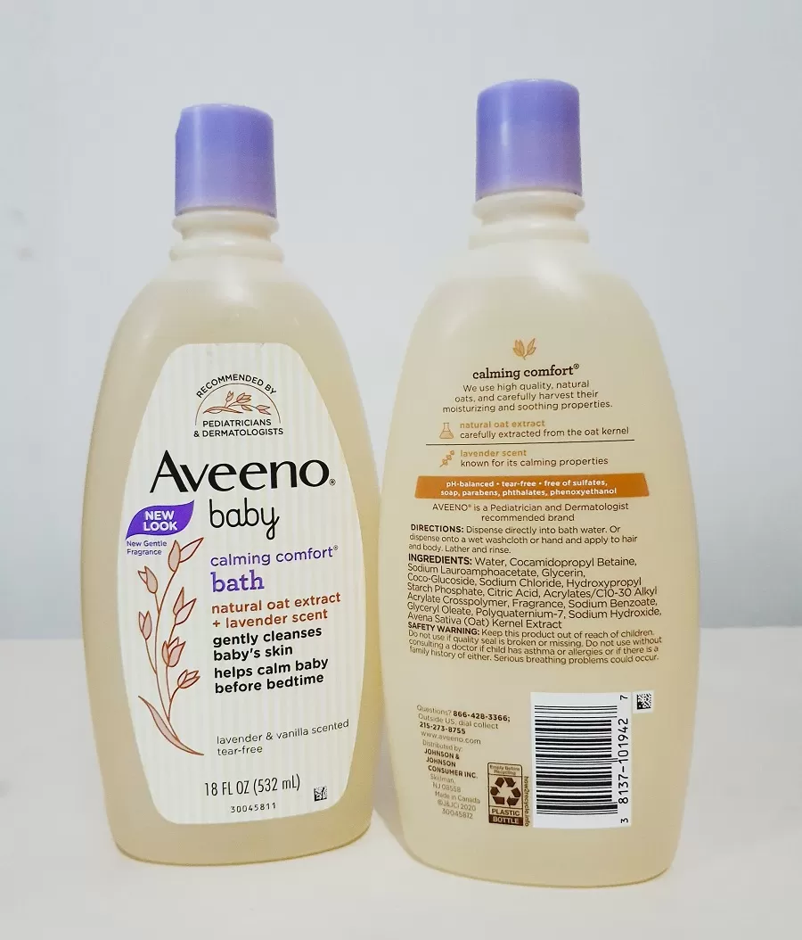 Aveeno Baby Calming Comfort Bath, 18 US-Fl Oz 532ml - image 3