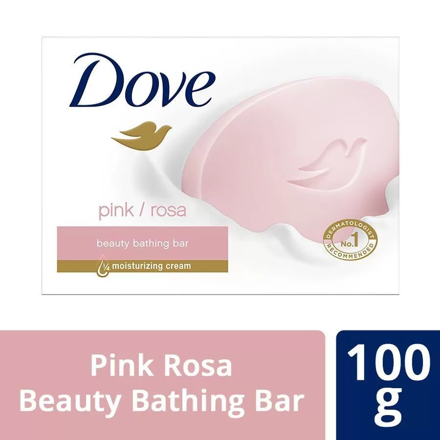 Dove Soap Pink Rose Cream Bar Soap 100g Face & Body Soap - image 6