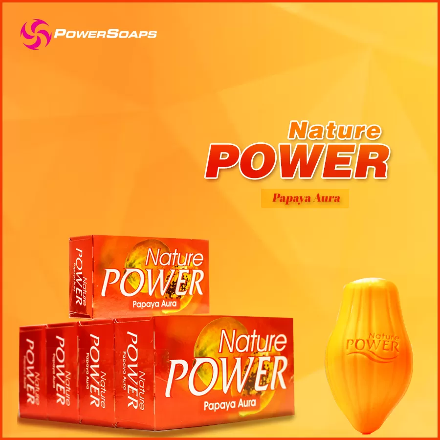 Nature Power Papaya Aura Soap 125g Beauty Soap - image 4