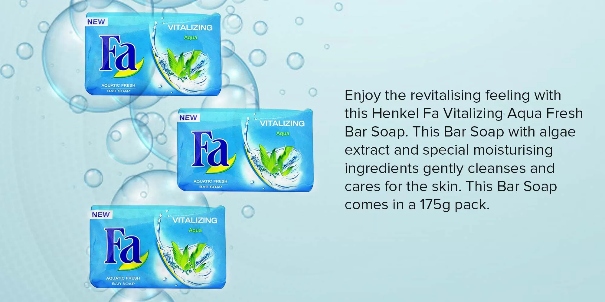Fa Vitalizing Aqua Fresh Bar Soap 175g - image 2