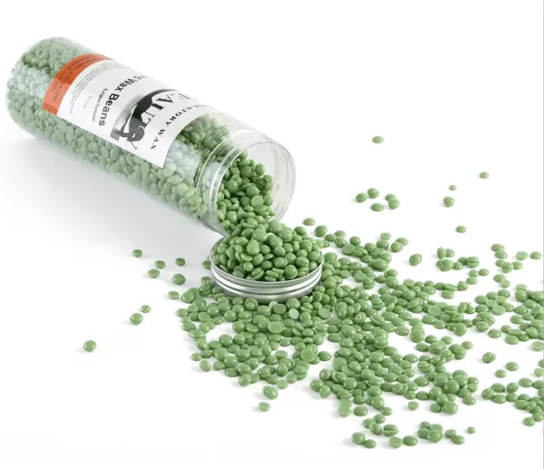 Green Tea Taste Depilatory Hot Film Hard Wax Beans 400g  - image 6