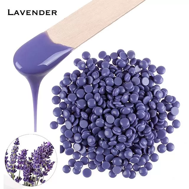 Hard Wax Beans Lavender Body Waxing Hair Removal 100g - image 3
