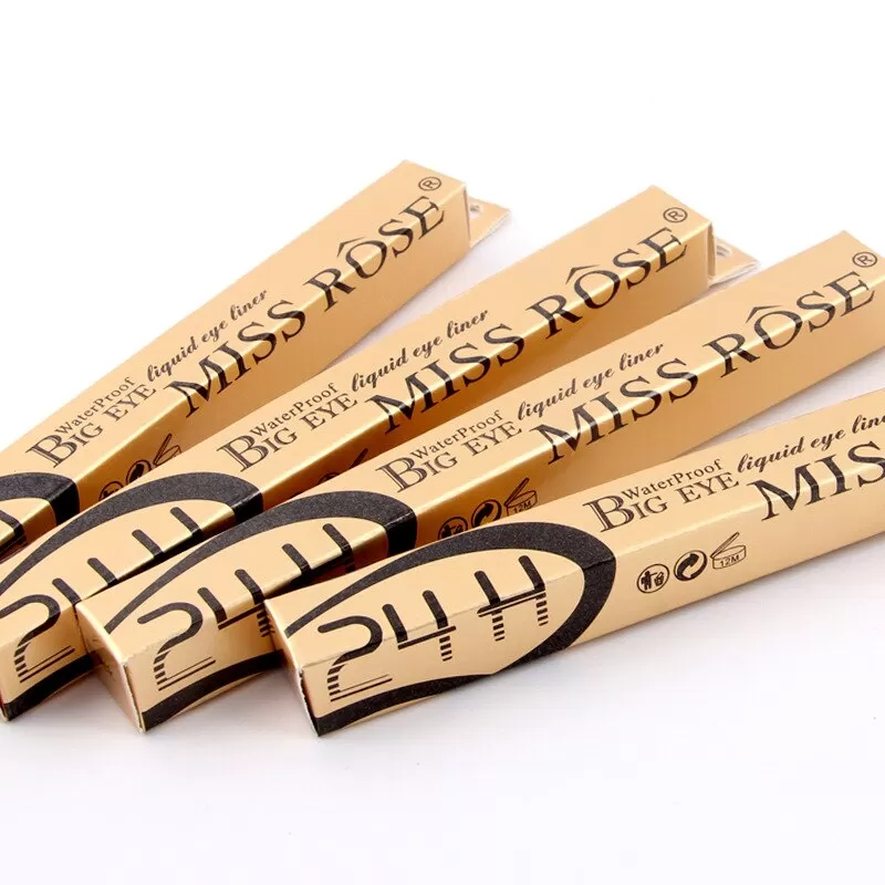 Miss Rose Black Eye Liner Pencil Waterproof Black - image 3