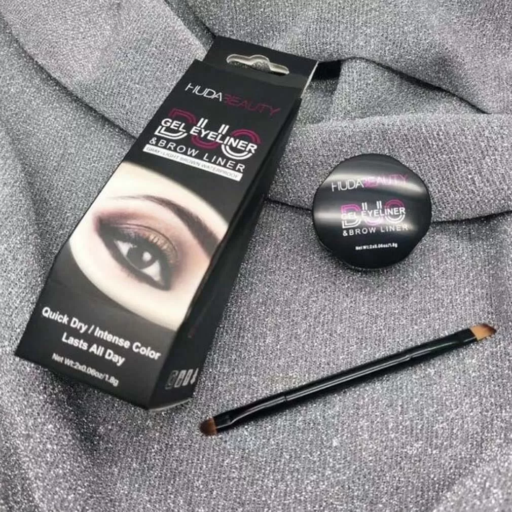 Huda Beauty Gel Eyeliner and Brow Liner Quick Dry Sheikha - image 8