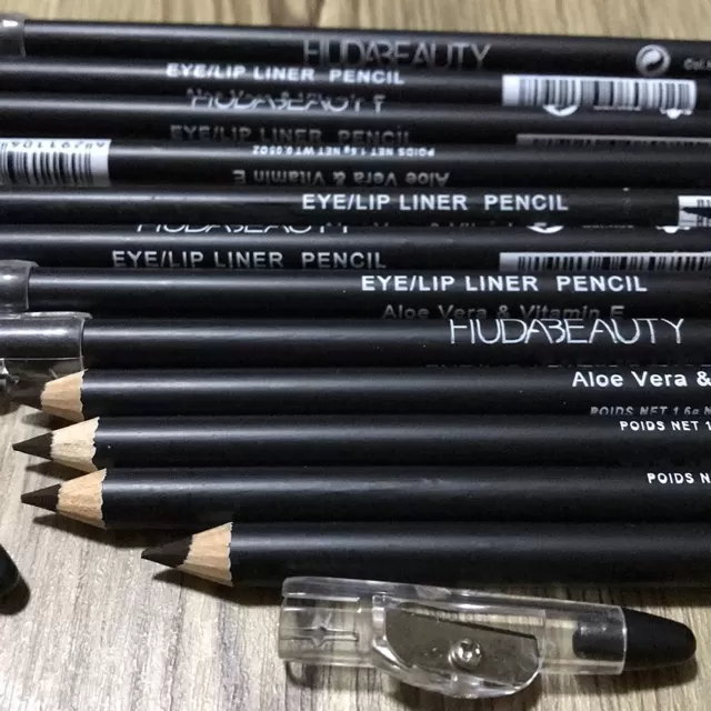 Huda Beauty Lip & Eyebrow Pencil Makeup Black - image 2