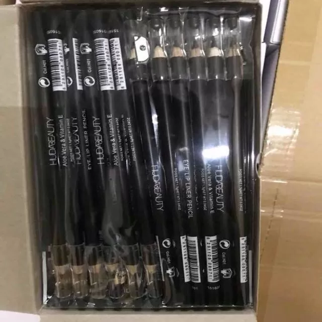 Huda Beauty Lip & Eyebrow Pencil Makeup Black - image 5