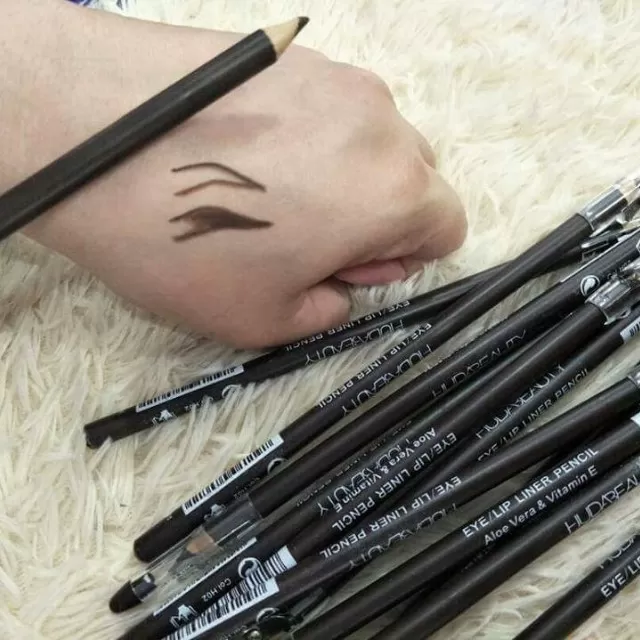 Huda Beauty Lip & Eyebrow Pencil Makeup Black - image 6