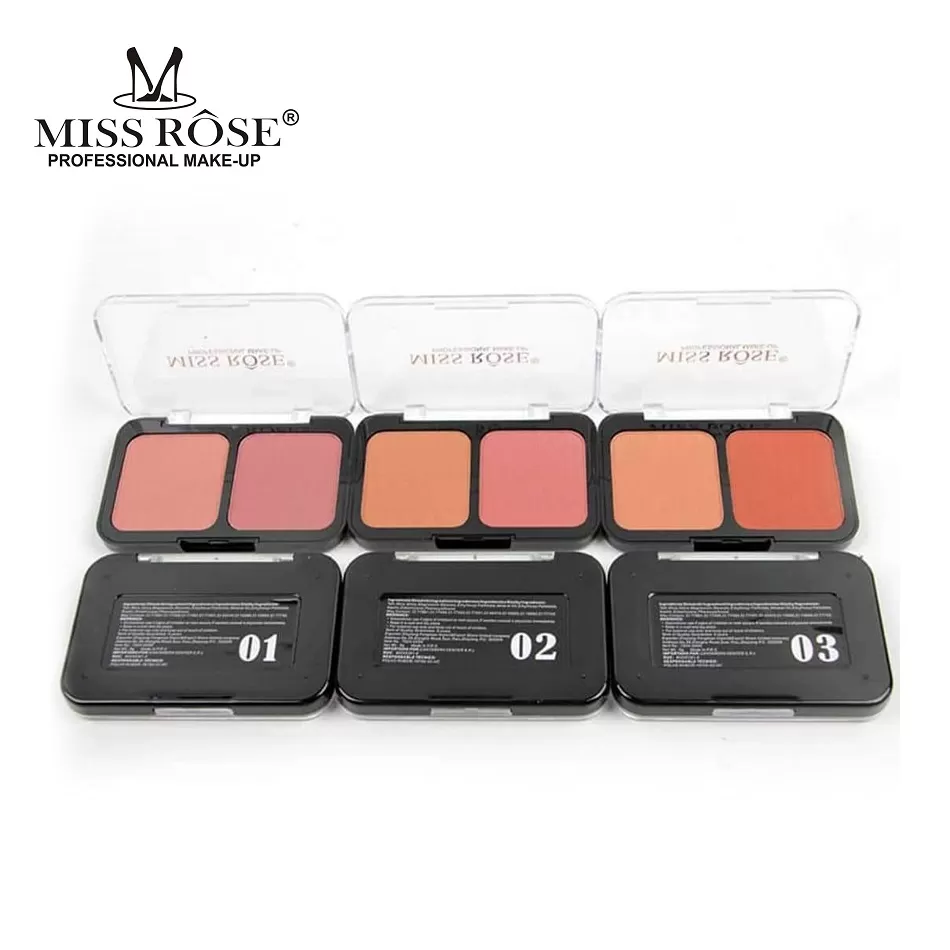 Miss Rose 2 in 1 Matte Blush on Black Foundation NO3