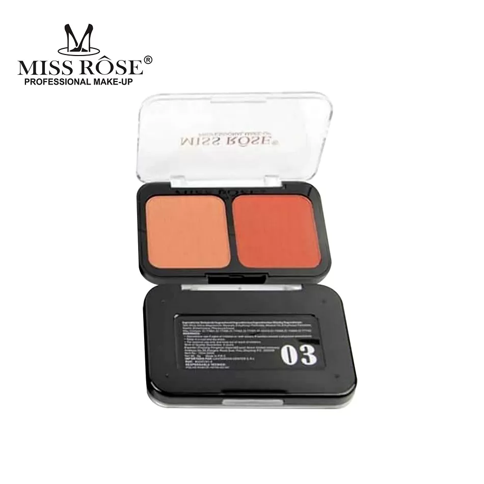 Miss Rose 2 in 1 Matte Blush on Black Foundation NO3 - image 2