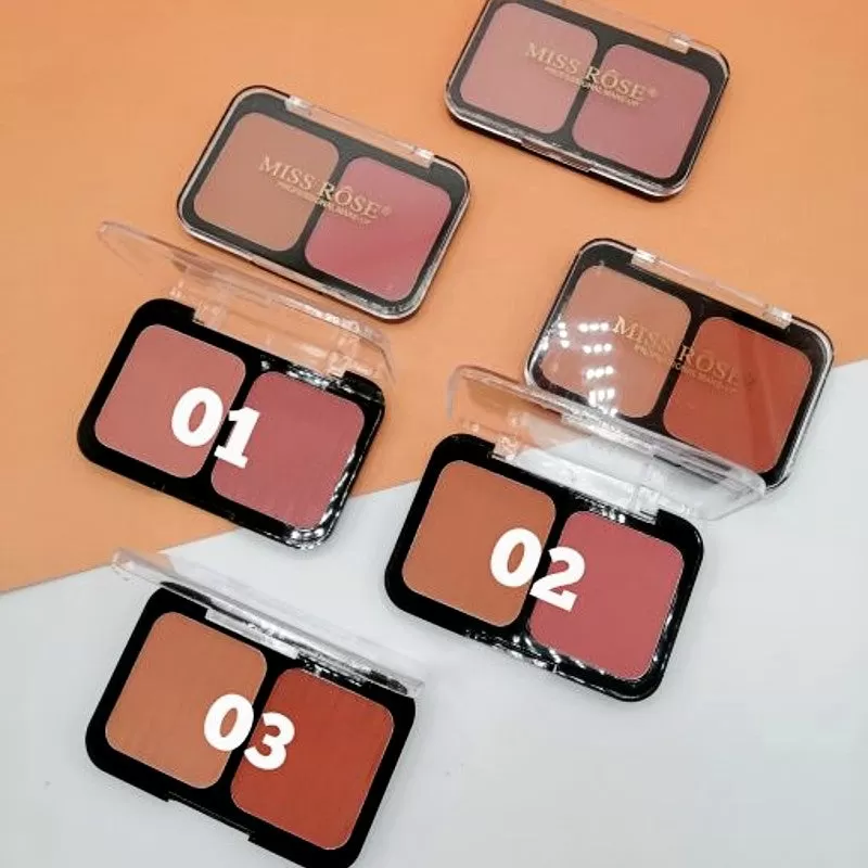 Miss Rose 2 in 1 Matte Blush on Black Foundation NO3 - image 8