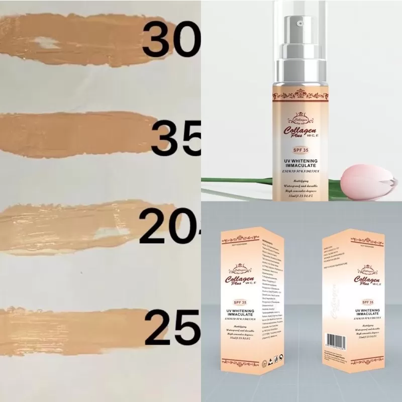 Collagen Plus Vit C & E UV White Liquid Foundation 35ml - image 1
