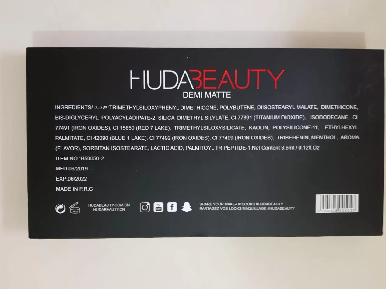 Huda Beauty Demi Matte lipstick 1Pcs Sheikha - image 4