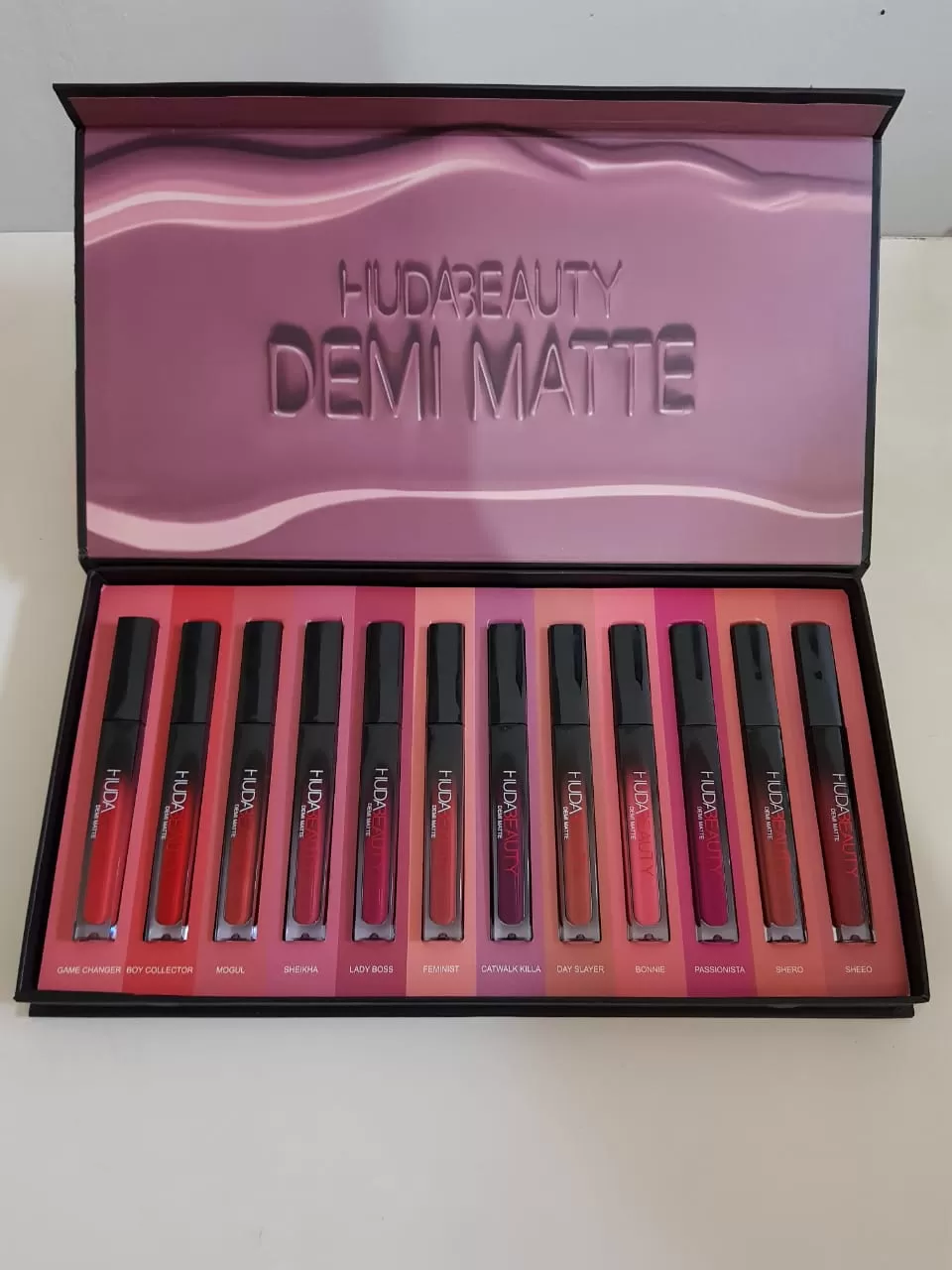 Huda Beauty Demi Matte lipstick 1Pcs Sheikha - image 5