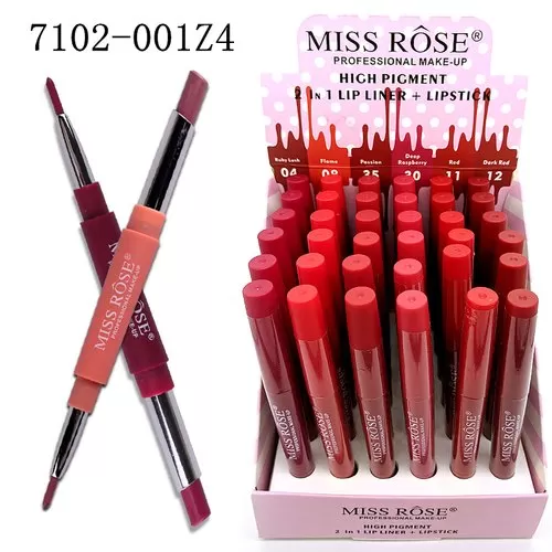 Miss Rose Multifunctional Lipstick Pen 6Pcs Multicolor - image 8