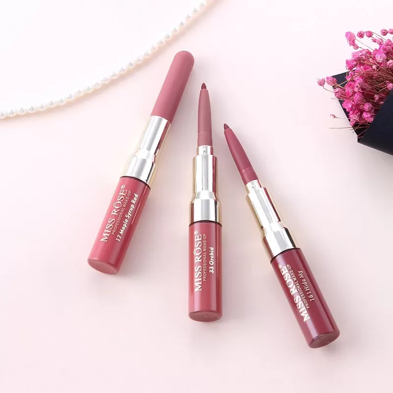 MISS ROSE Multifunctional Lipstick Pen 1Pcs 15 Soulsister Matte